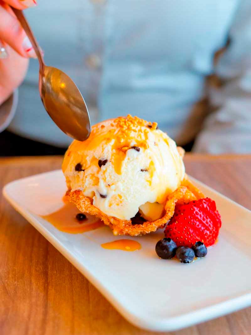 Postres NIEVE en KYOZON SushiBar