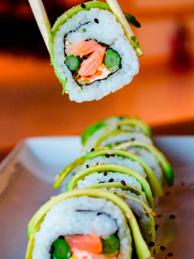 Sushi MAKI DRAGON ROLL en KYOZON SushiBar